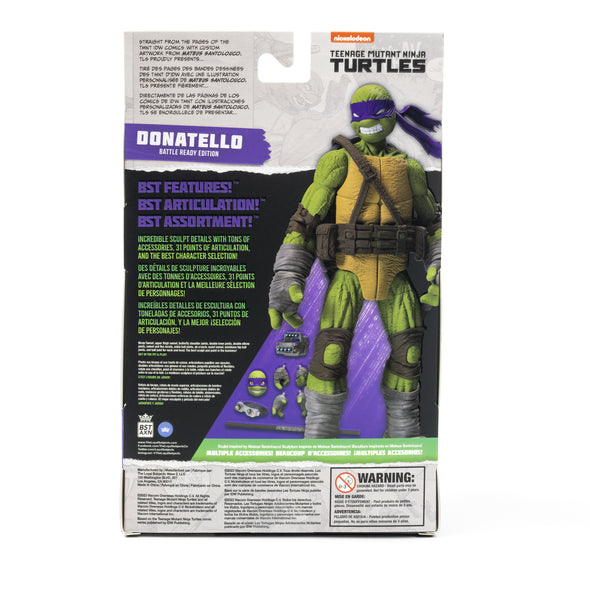 TMNT BST AXN SDCC 2023 Donatello Battle Ready Edition 5" Figure