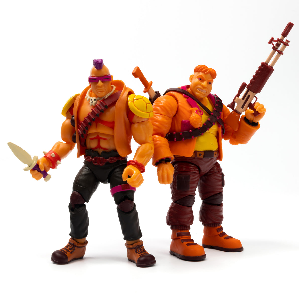 TMNT BST AXN Bebop Rocksteady Arcade Flashing 2 Pack