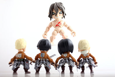Attack On Titan! Bloodied and Battle Damaged! Available NOW at Walmart!