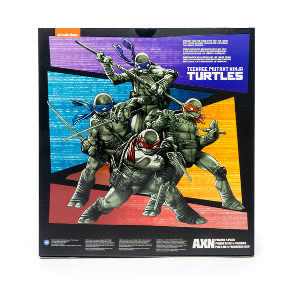 TMNT BST AXN 4PK SDCC 2023 Turtles Comic B&W 4-pack 5" Figure