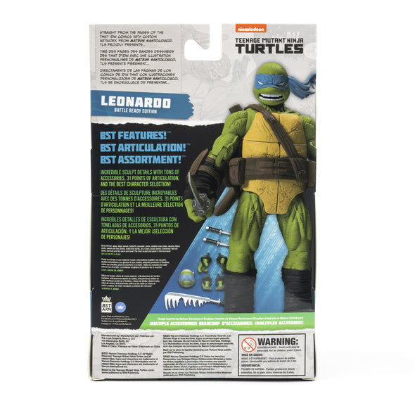 TMNT BST AXN SDCC 2023 Leonardo Battle Ready Edition 5" Figure