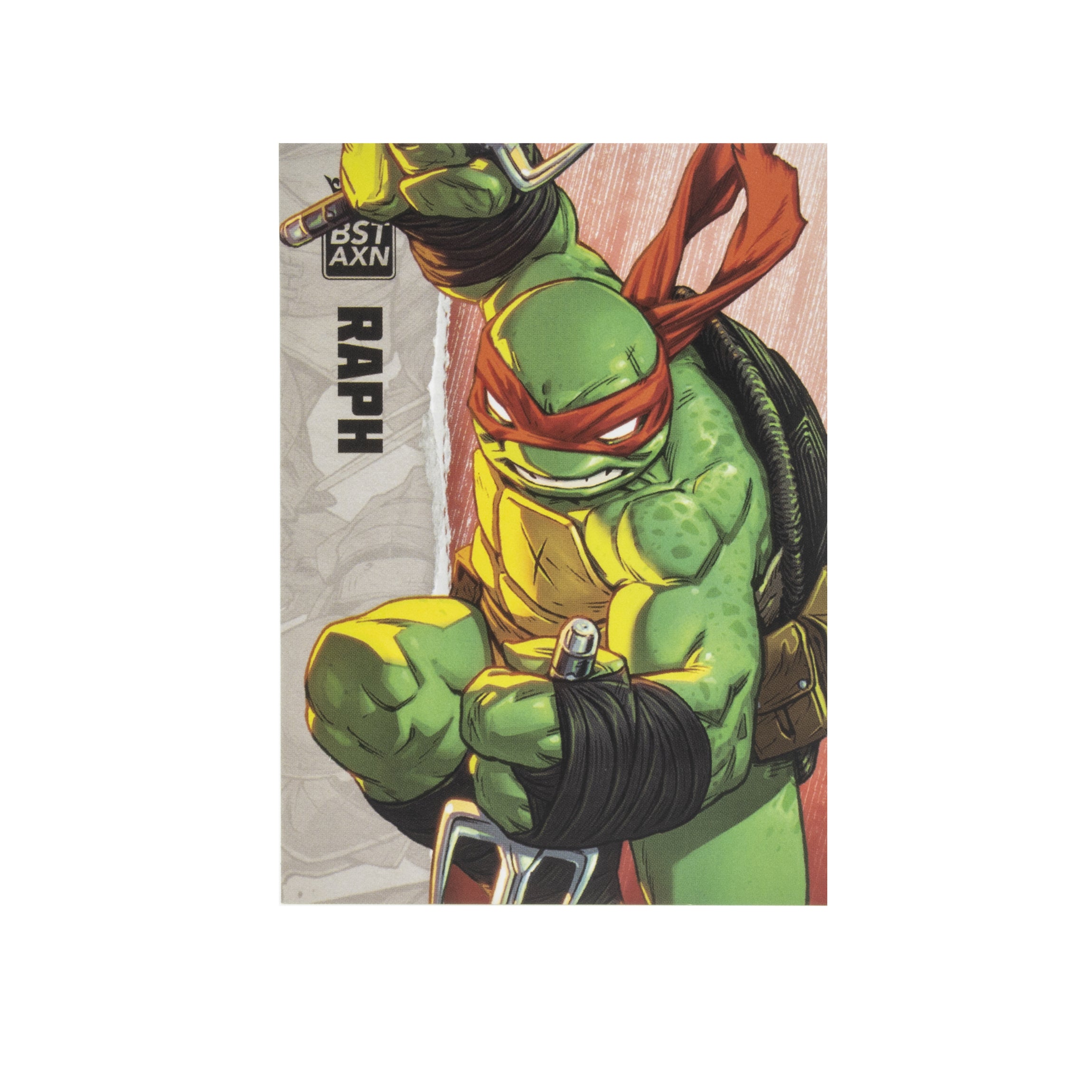 Les tortues ninja - figurine bst axn raphael (idw comics) 13 cm THE LOYAL  SUBJECTS Pas Cher 
