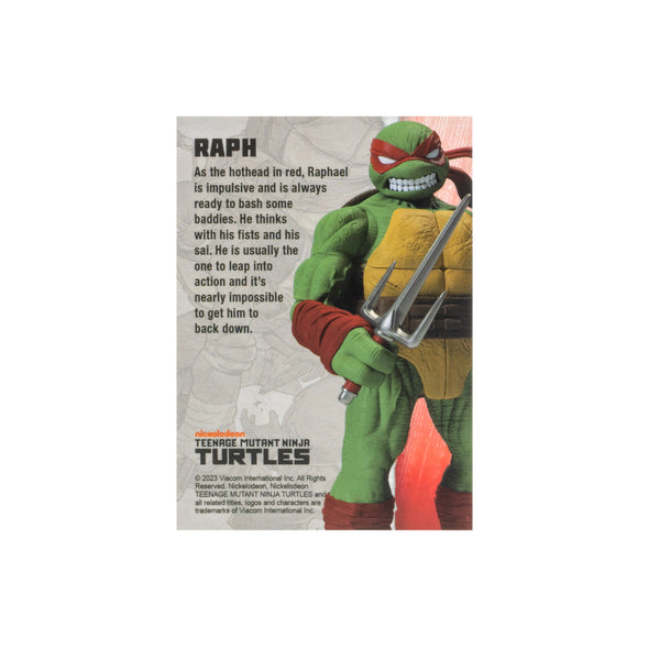 TMNT BST AXN + VEHICLE Raphael Comic with Gold Motorcycle SDCC 2023