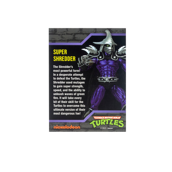 TMNT BST AXN XL SDCC 2023 Super Shredder Glow-in-the-Dark Comic 8" Figure