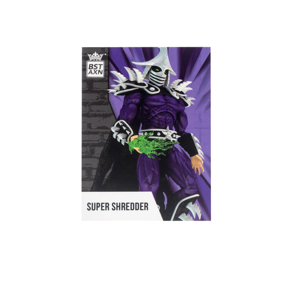 TMNT BST AXN XL SDCC 2023 Super Shredder Glow-in-the-Dark Comic 8" Figure