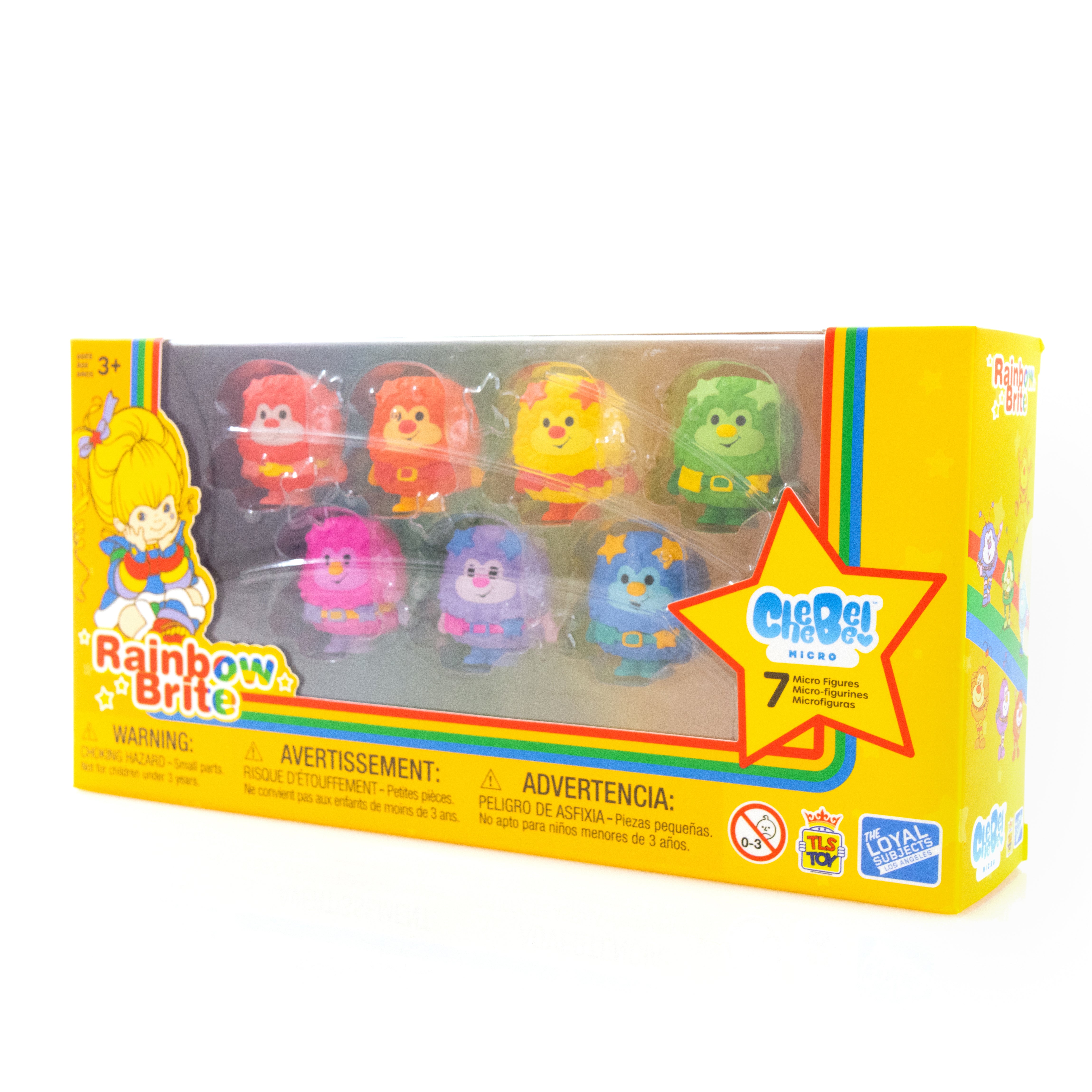 RAINBOW BRITE 1.5" CheeBee Figures 7-Pack Color Sprites