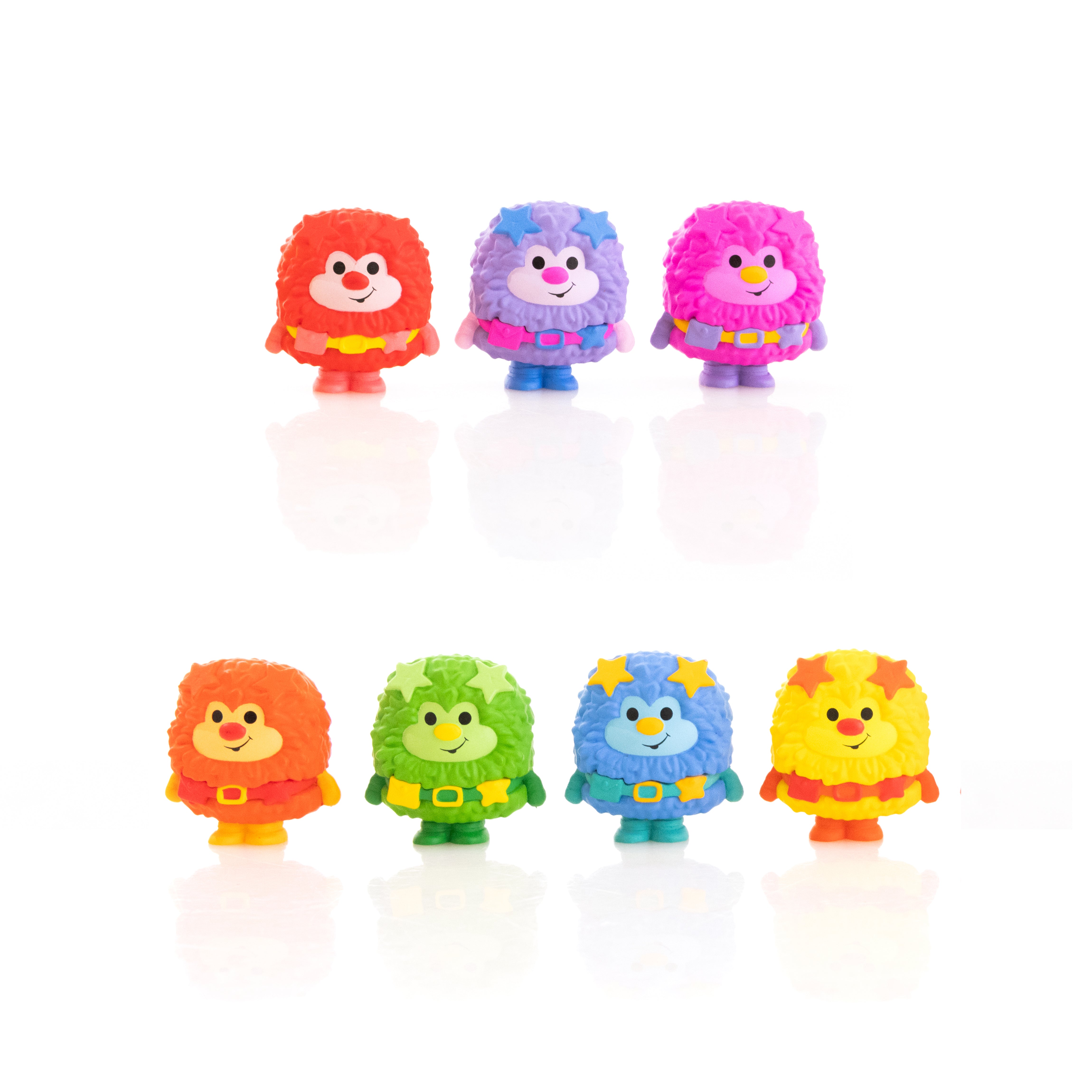 RAINBOW BRITE 1.5" CheeBee Figures 7-Pack Color Sprites