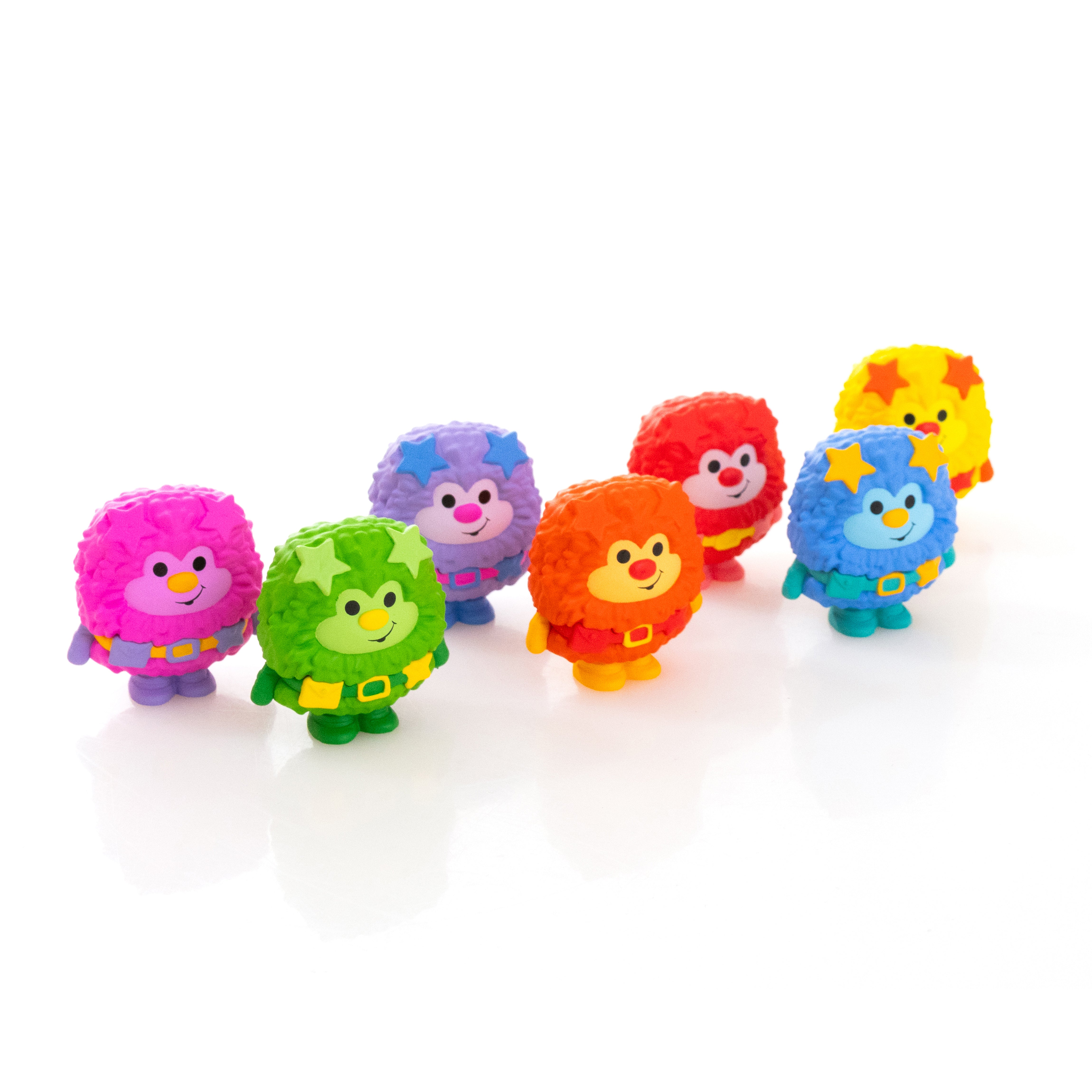 RAINBOW BRITE 1.5" CheeBee Figures 7-Pack Color Sprites