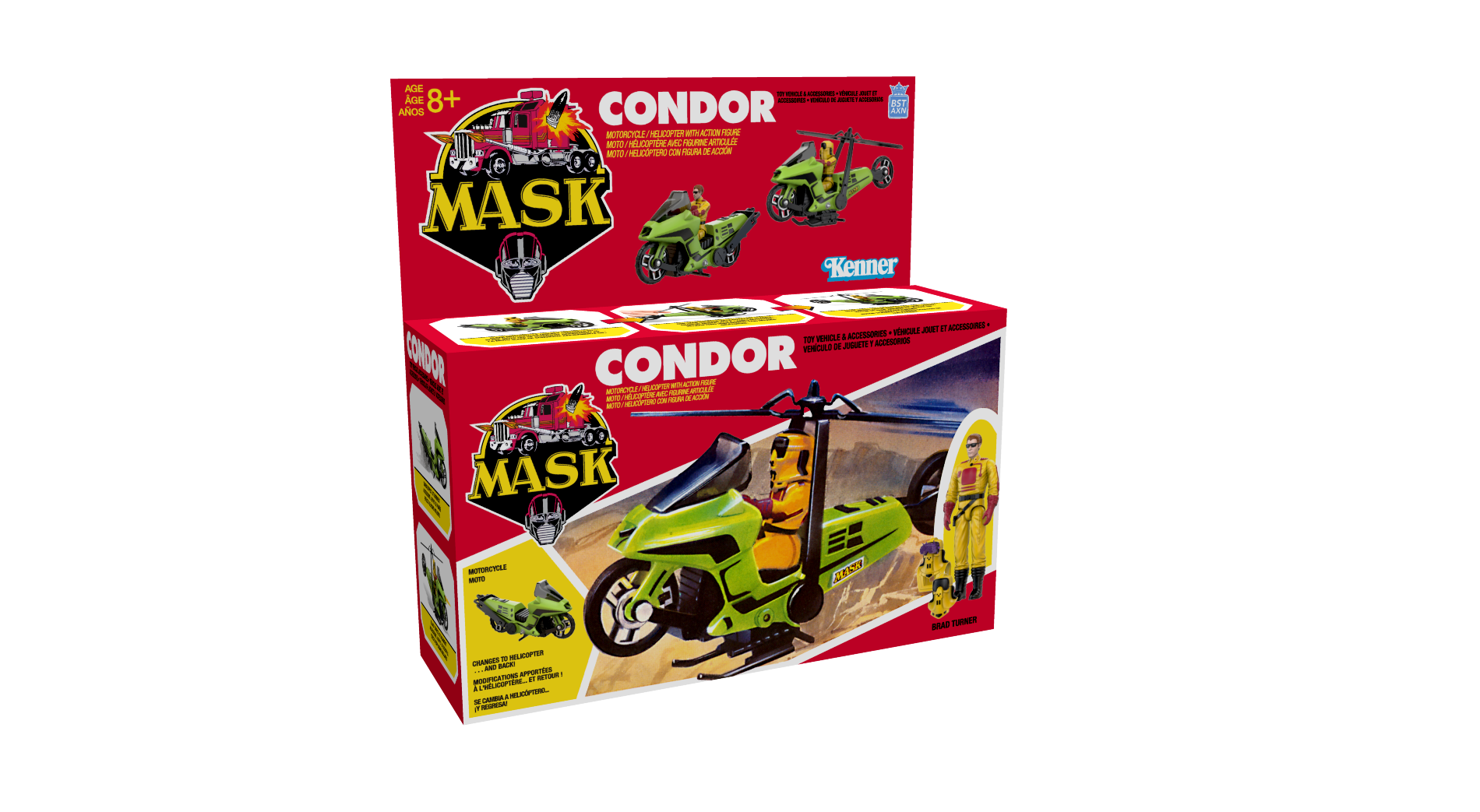 M.A.S.K. Series 1 Action Figure and Vehicle Bundle Set