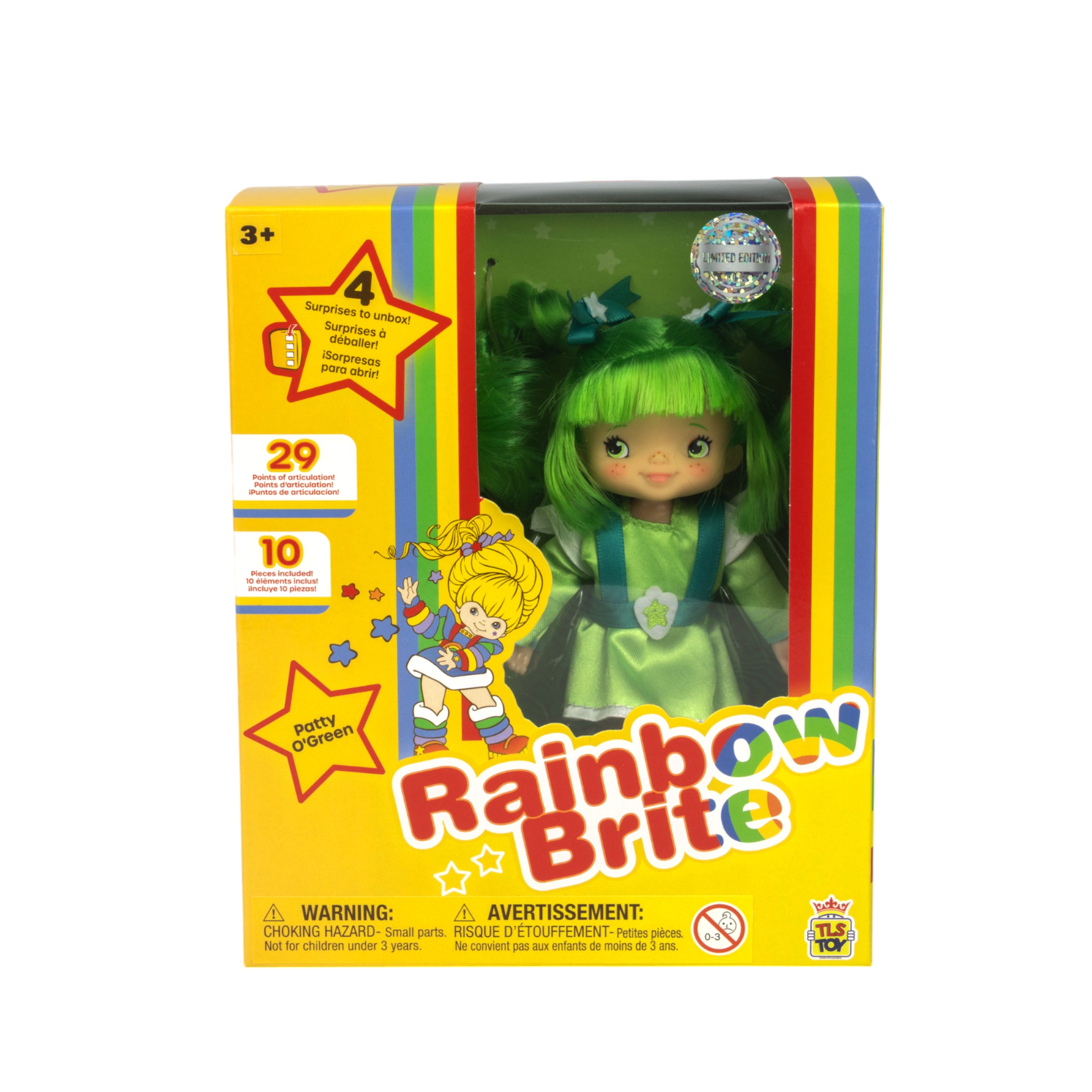 Rainbow Brite 5.5 Patty O'Green Fashion Doll The Loyal Subjects Rainbow Brite 5.5 Patty O'Green Fashion Doll The Loyal Subjects