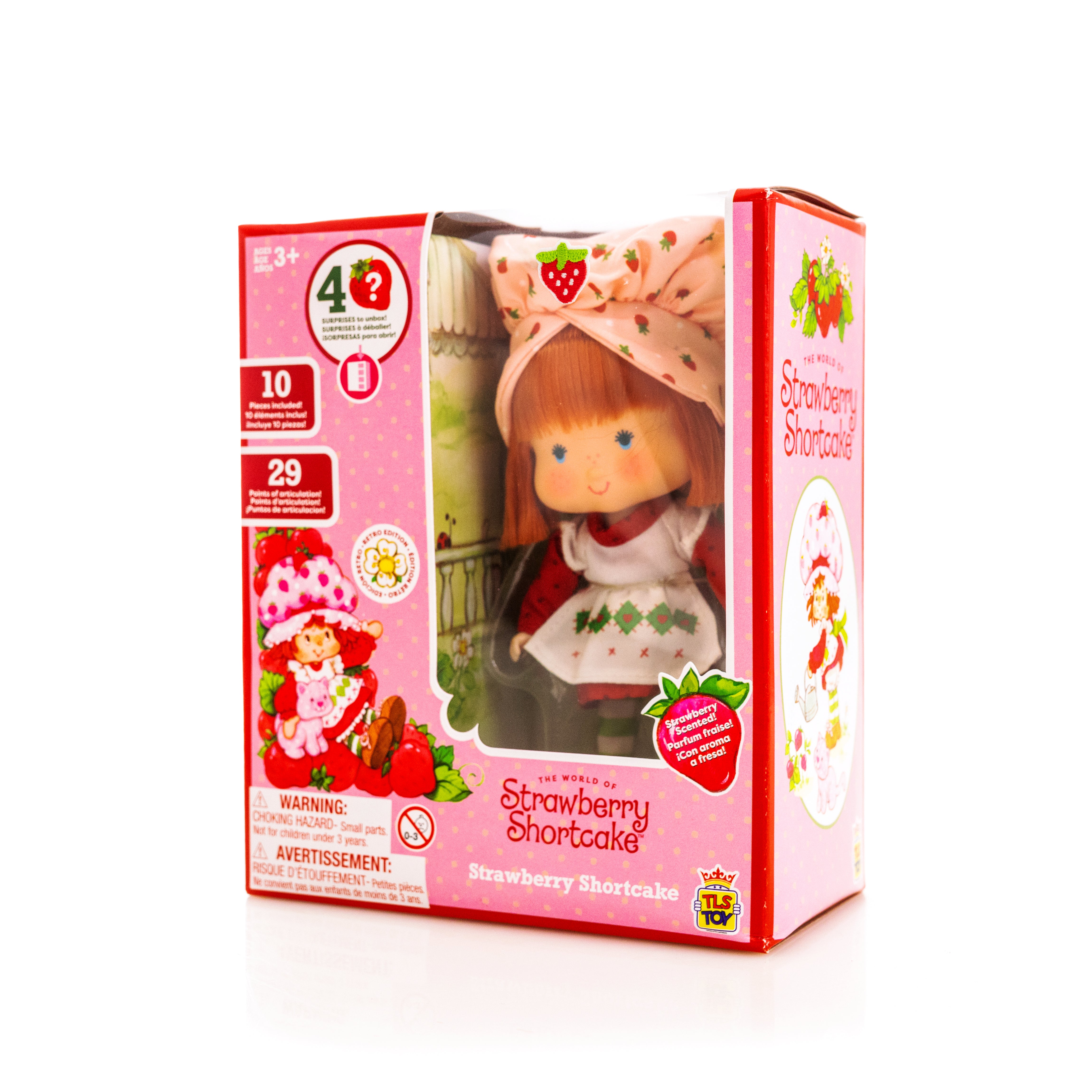 STRAWBERRY SHORTCAKE 5.5" Fashion Doll Strawberry Shortcake Retro