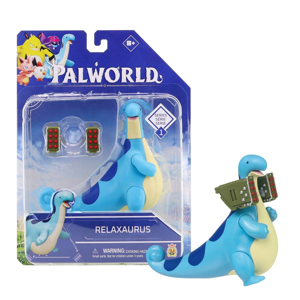 Palworld Relaxasaurus 4" Articulated Action Figure - Ships Q3 2026