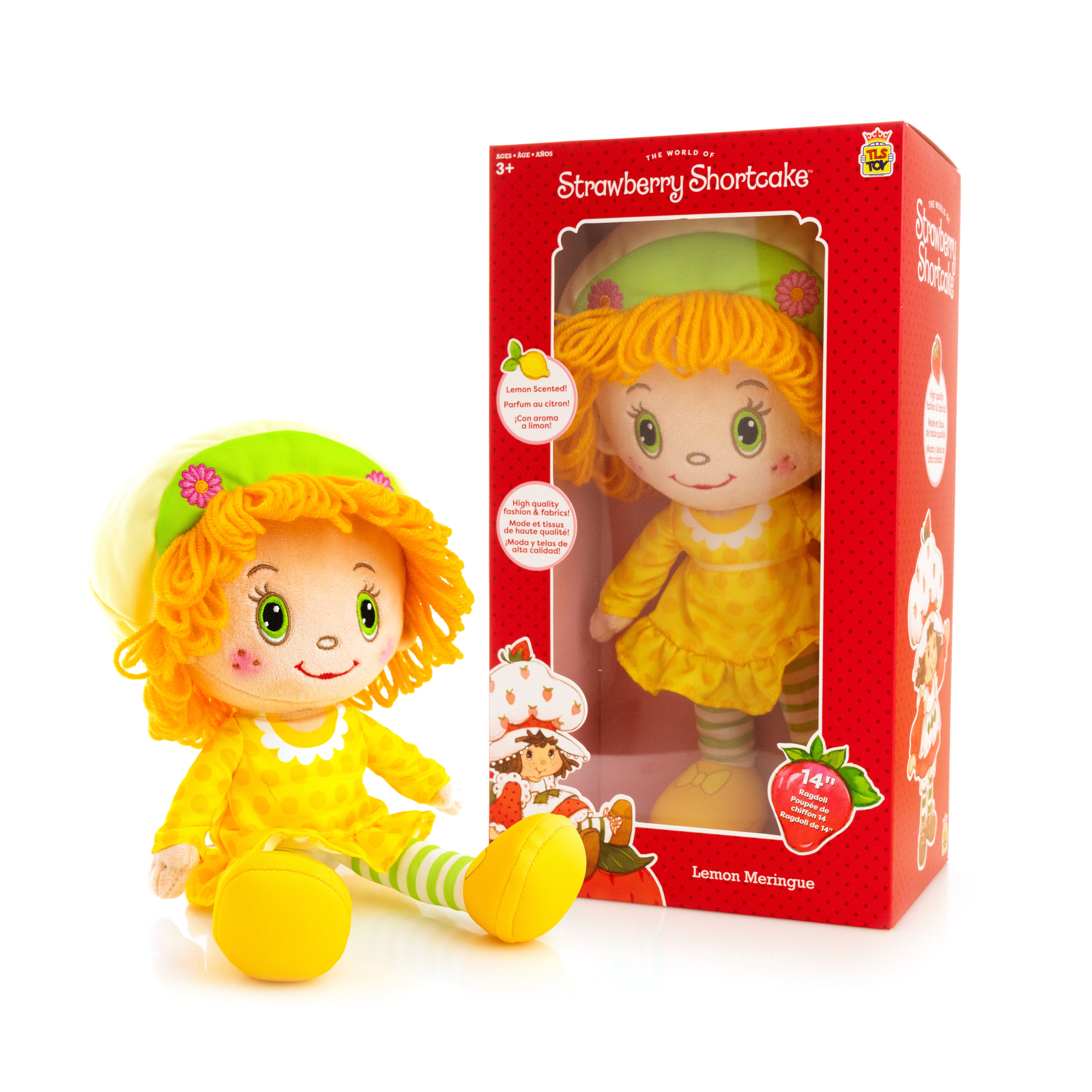 Strawberry Shortcake 14-Inch Lemon Meringue Rag Doll