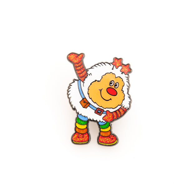 RAINBOW BRITE Enamel Pins SDCC 2024 Glitter 4-Pack Rainbow Brite, Twink, Stormy, Tickled Pink