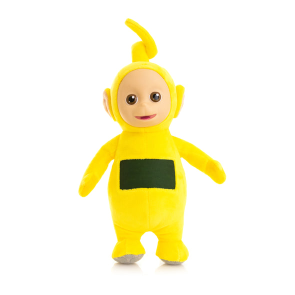 The Loyal Subjects Teletubbies Laa-Laa Soft Plush 8-inch Toy with Interactive Color Changing Belly Patch