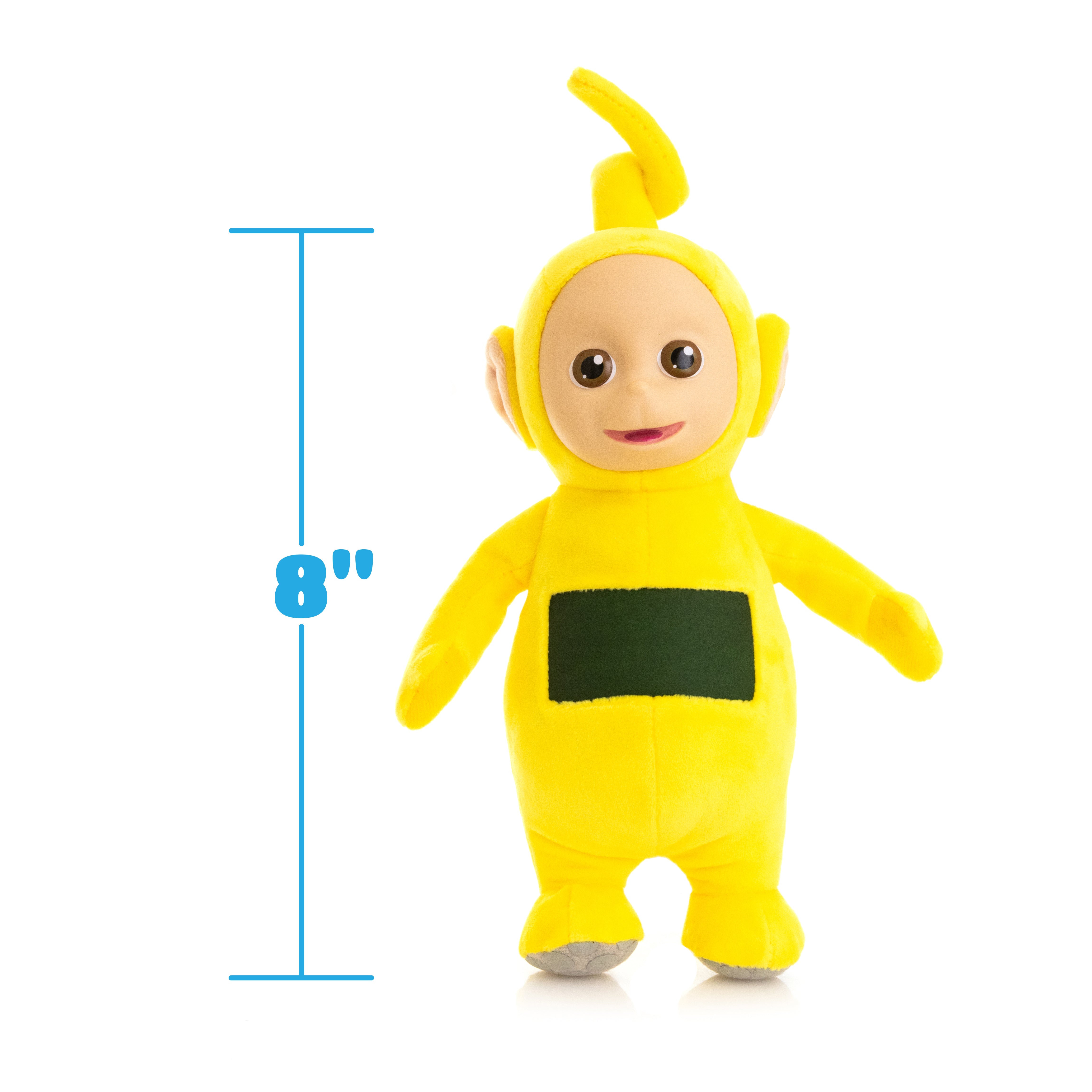 The Loyal Subjects Teletubbies Laa-Laa Soft Plush 8-inch Toy with Interactive Color Changing Belly Patch