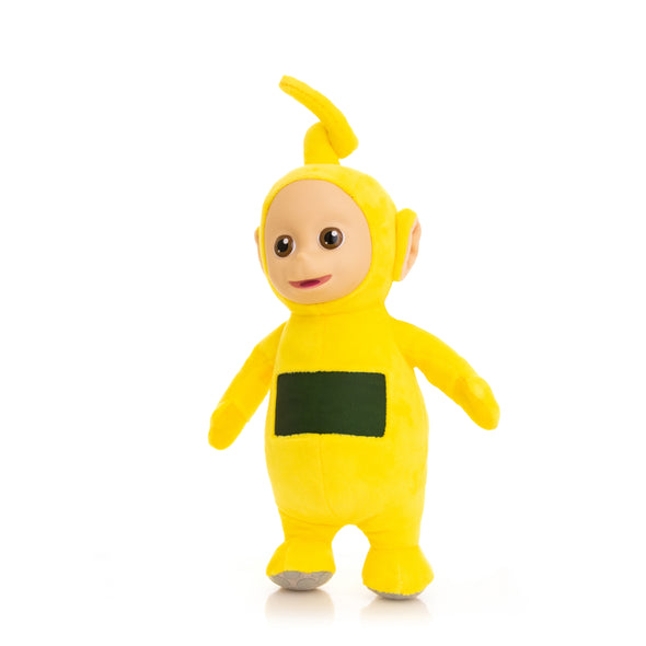 The Loyal Subjects Teletubbies Laa-Laa Soft Plush 8-inch Toy with Interactive Color Changing Belly Patch