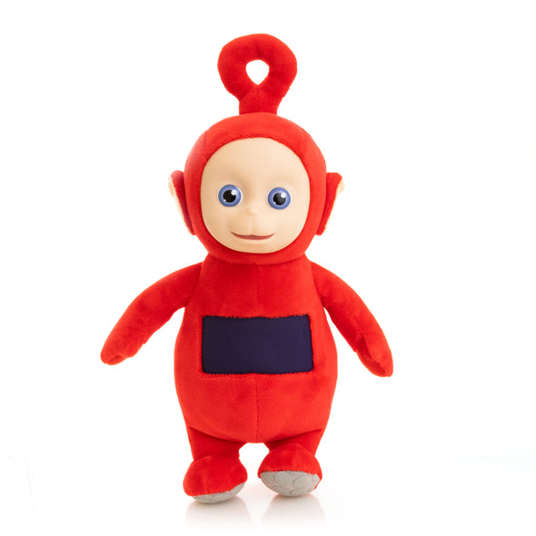 The Loyal Subjects Teletubbies Po Soft Plush 8-inch Toy with Interactive Color Changing Belly Patch