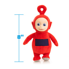 The Loyal Subjects Teletubbies Po Soft Plush 8-inch Toy with Interactive Color Changing Belly Patch