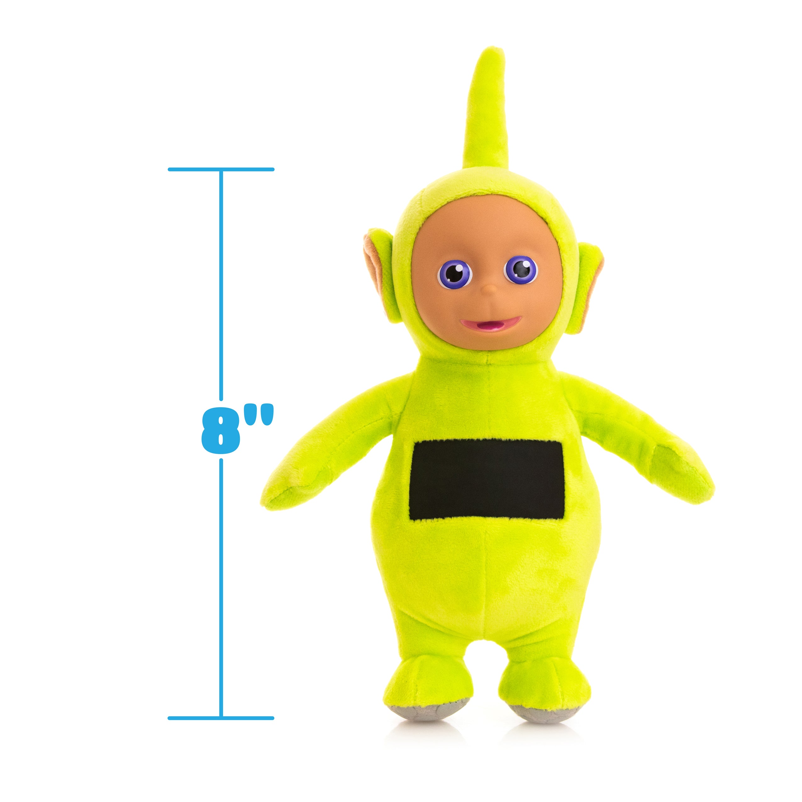 The Loyal Subjects Teletubbies Dipsy Soft Plush 8-inch Toy with Interactive Color Changing Belly Patch