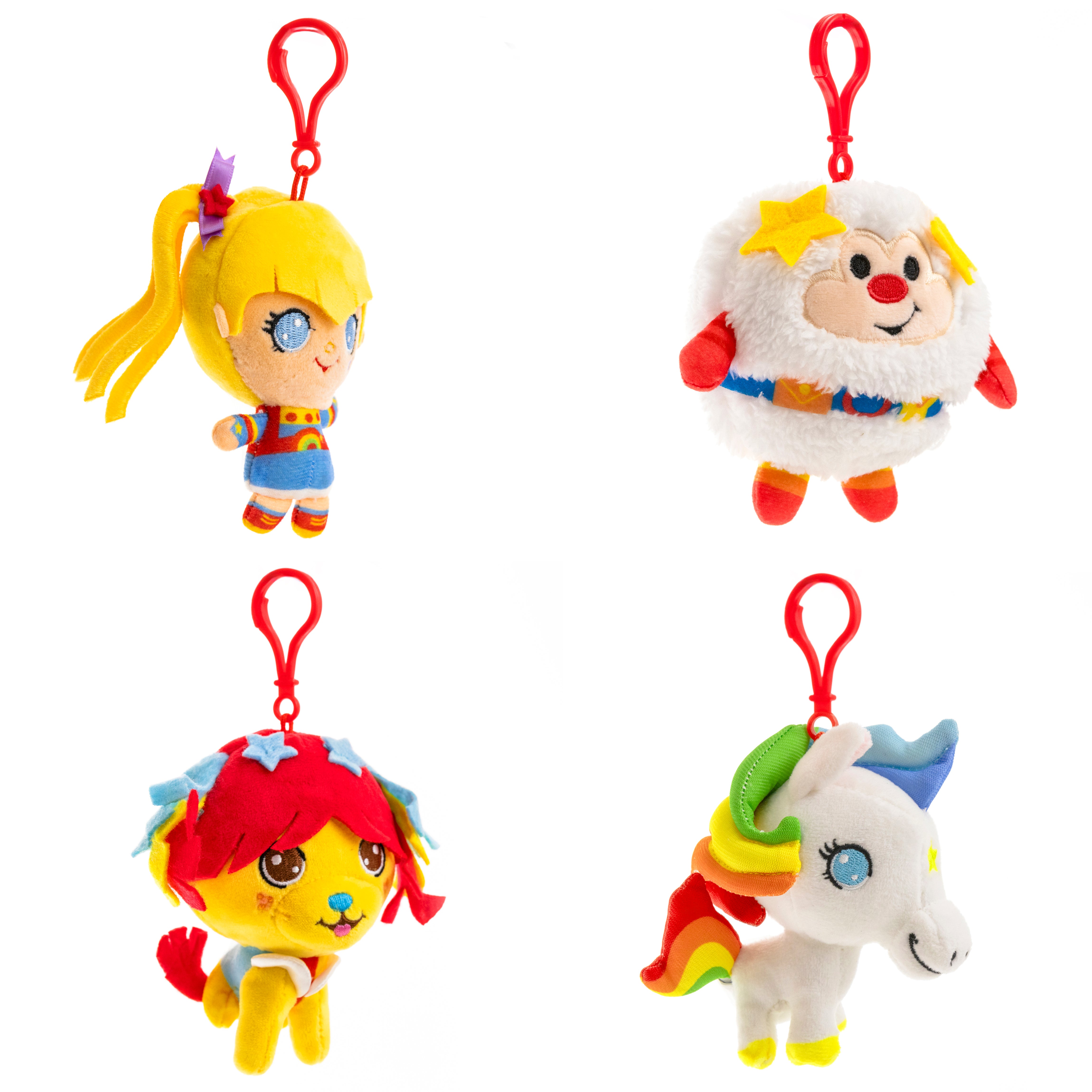 Rainbow Brite Plush Backpack Clip Assorted Characters