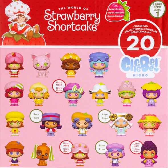 STRAWBERRY SHORTCAKE 1.5" Blind CheeBees Figures (2 mystery figures)