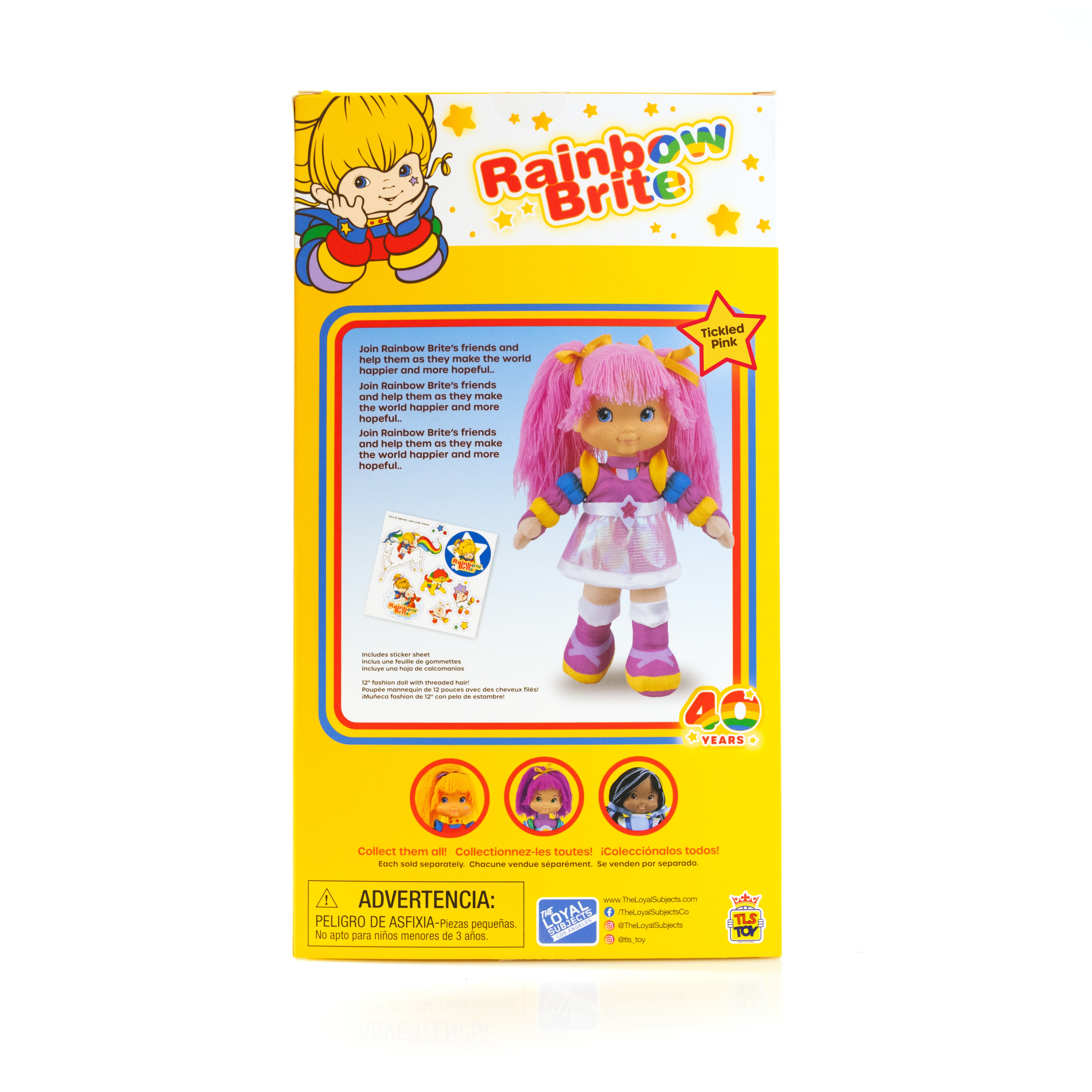 Rainbow Brite 12" Plush Doll - Tickled Pink