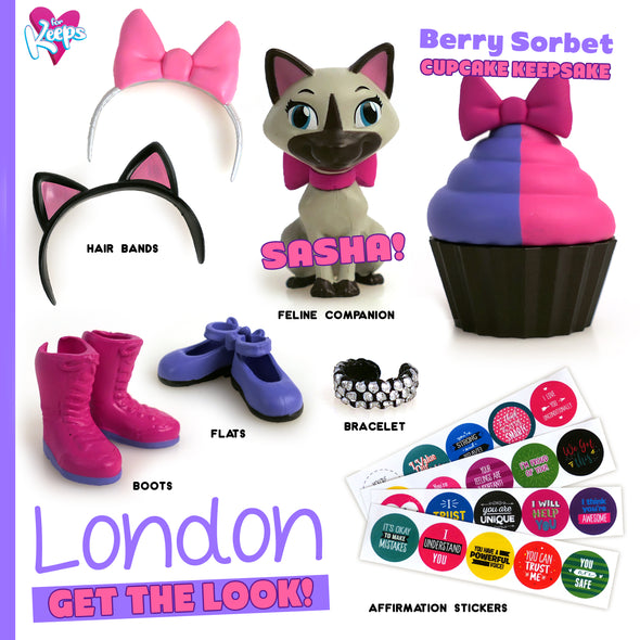 London - For Keeps™ Girl with Cupcake Keepsake™ Series 1